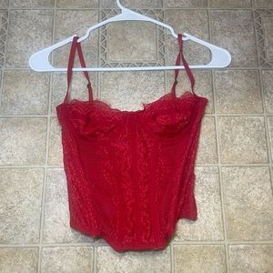 red urban outfitters corset